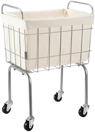 Choisissez le chariot a linge a structure metallique avec des roulettes