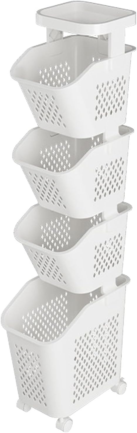 Ce panier a linge associe des espaces separes a une poignee de prise en main
