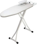 Cette table de repassage qui se replie apres usage, avec une armature renforcee