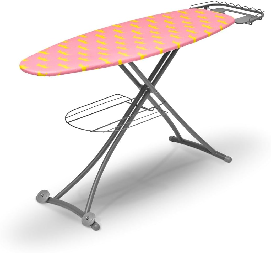 La planche de table combine des appuis antiderapants avec une hauteur reglable