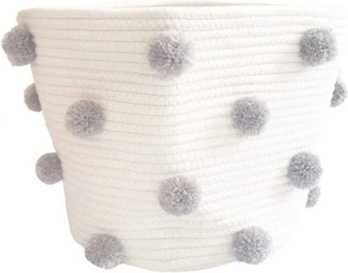 Le panier a linge avec un revetement en coton, avec une structure pliante