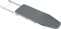 Cette repasseuse a rouleau reunit des elements metalliques et une finition en acier inoxydable