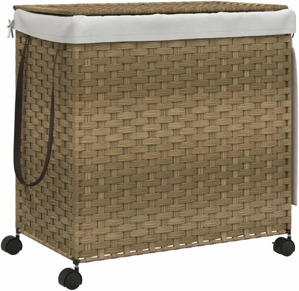 Le trieur a linge associe une poignee de prise en main a un format compact