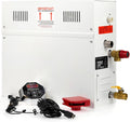 Ce generateur de vapeur pour bain associe une protection contre la surchauffe et des elements metalliques