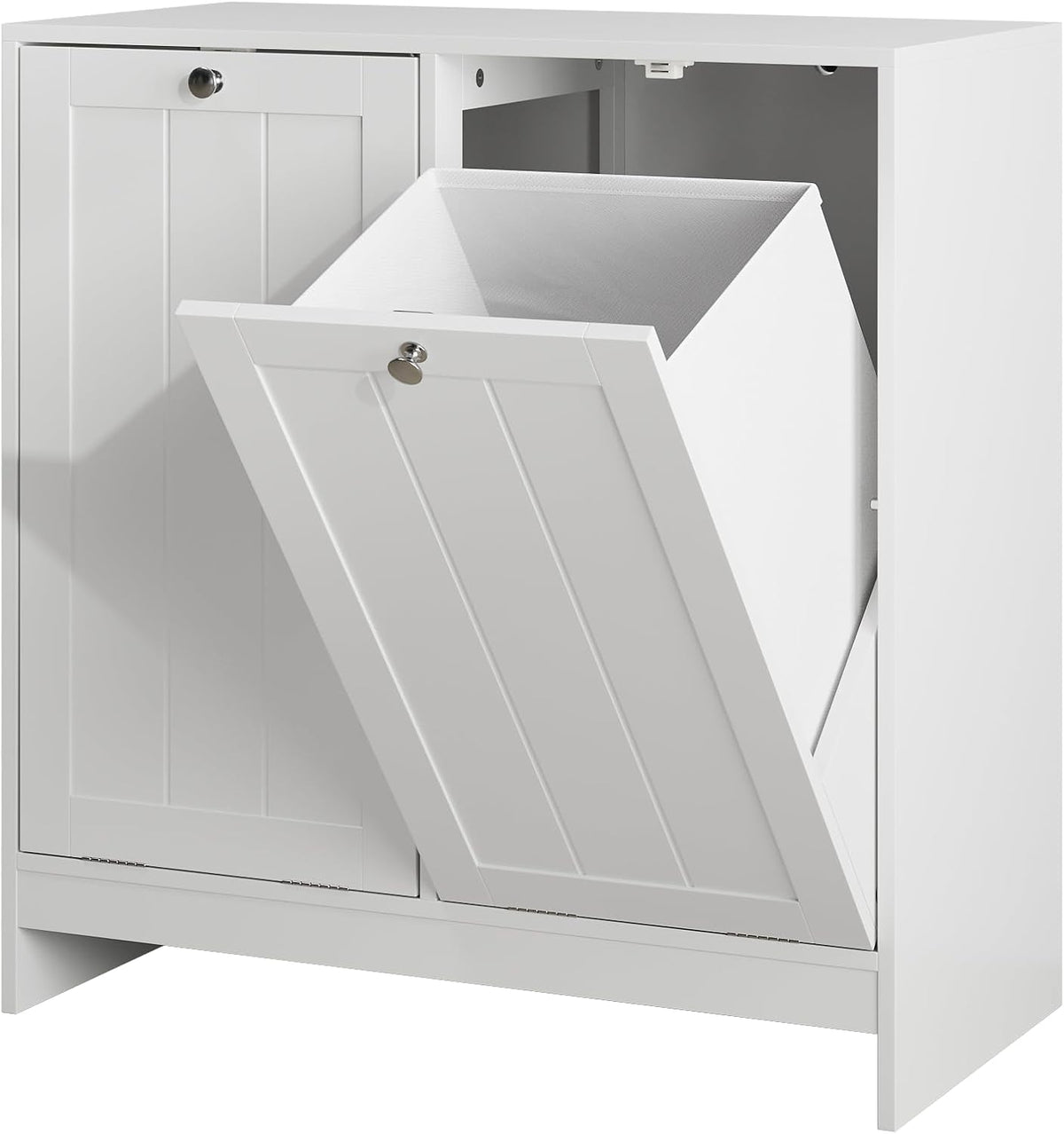 Adoptez un panier a linge avec fermeture par couvercle, avec des elements en bois